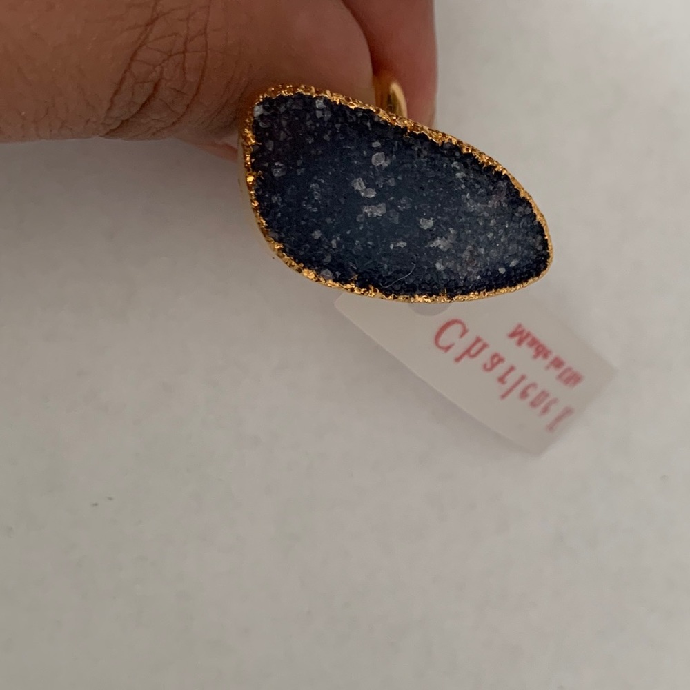 Druzy rings